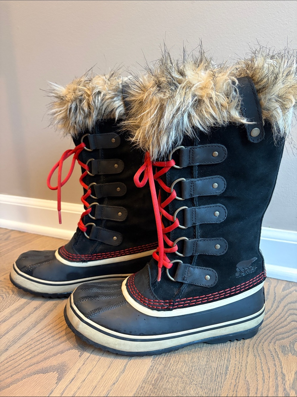 Sorel Women's Winter Boots with Faux Fur Trim
